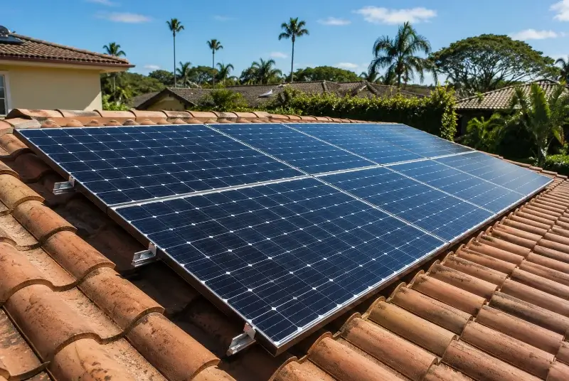 Installation de panneaux solaires à Saint-Martin-du-Fouilloux